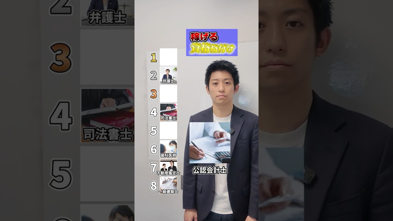 稼げる資格格付け